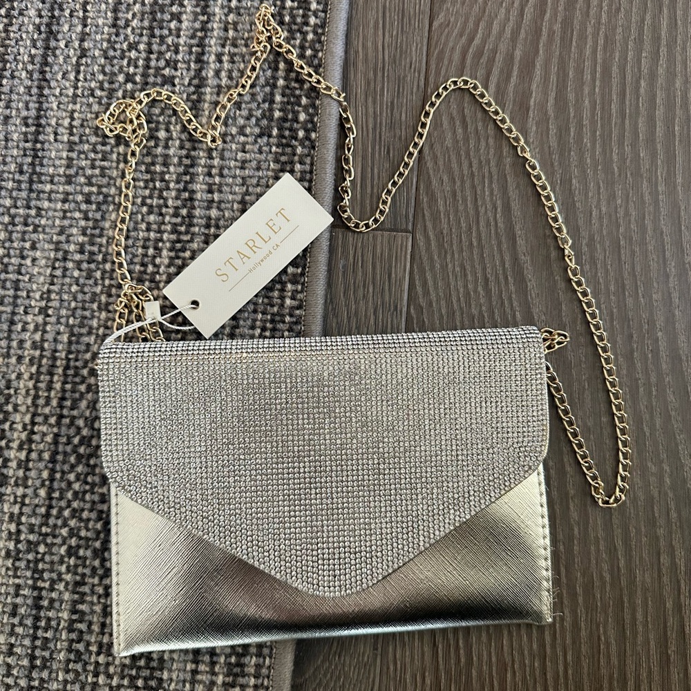 Silver Clutch Bag